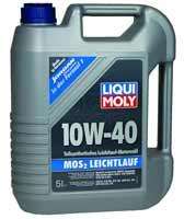 Масло моторное LIQUI MOLY MoS2 Leichtlauf SAE 10W-40 полусинтетика 5л